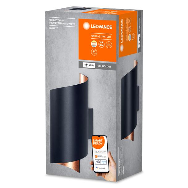 SMART WIFI ORBISW TWIST 230X127 TW BK LEDVANCE