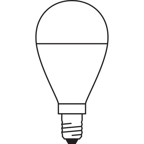 Żarówka LED E14 7W VALUECLP60 7W/827 230VFR 806lm 2700K 4058075152939 LEDVANCE