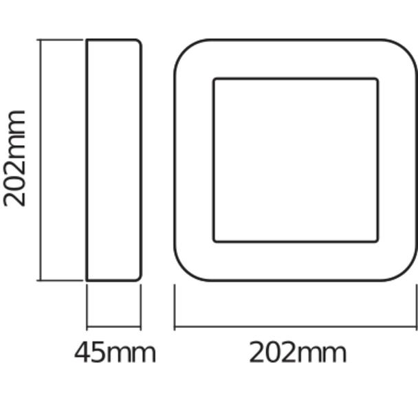 ENDURA STYLE SQUARE 13W DG LEDV Oprawa zewnętrzna