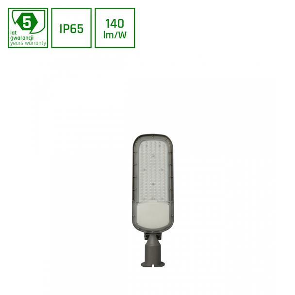 STREETOS 2 ULICZNA 100W NW 230V 145/75st IP65 IK09 555x172x114mm SZARY CZUJNIK ZMIERZCHU 5 LAT GW.