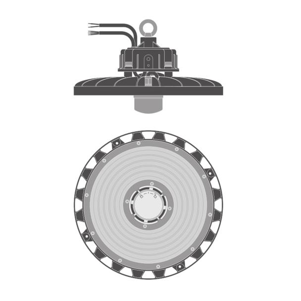 HIGH BAY SENSOR 93W 4000K 110DEG IP65 LEDVANCE