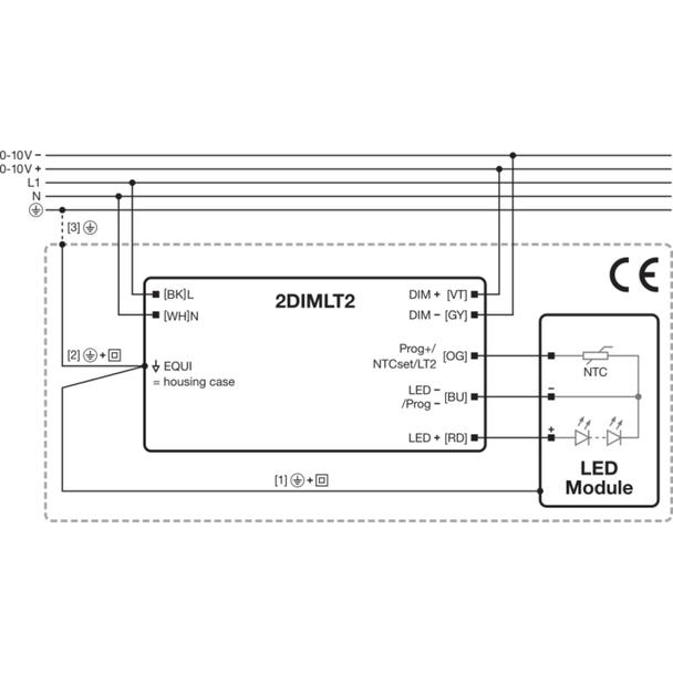 Zasilacz OT 110/120-277/1A4 2DIM LT2 P5