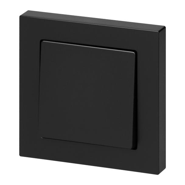 Łącznik podtynkowy schodowy Malta, 10A, 250V, WP-5M, czarny mat