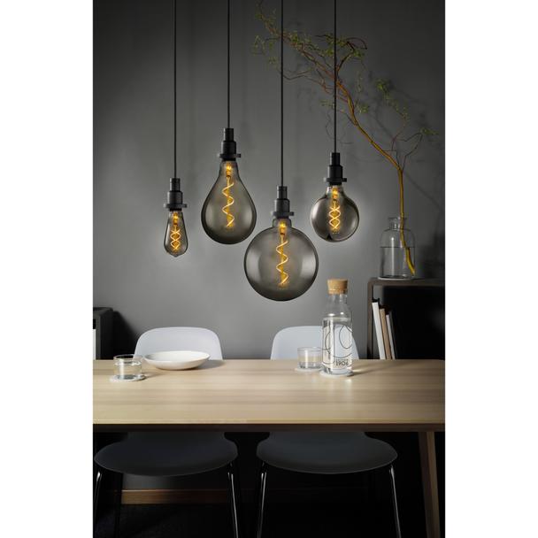 Lampa LED Vintage 1906 CL GLOBE200 Filament szkło przezroczyste SMOKE 12 non-dim 5W 818 E27