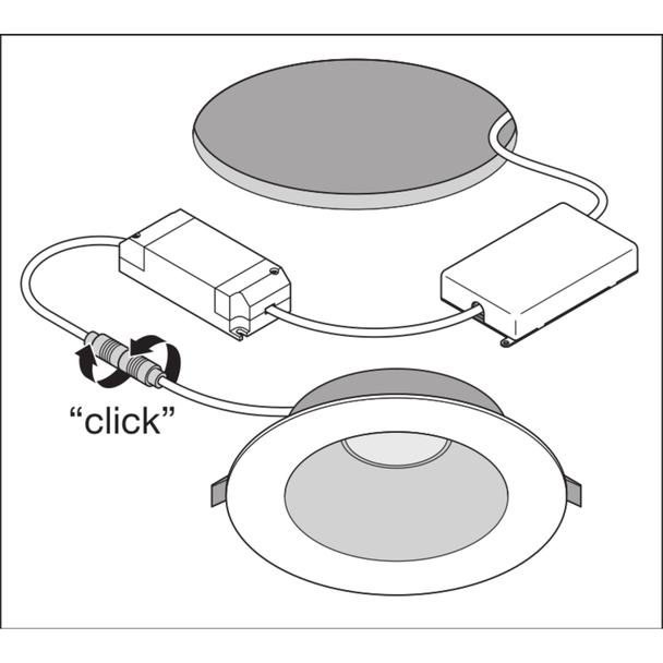 Oprawa DOWNLIGHT PFM DN155 14W 840 WT IP54 UGR19