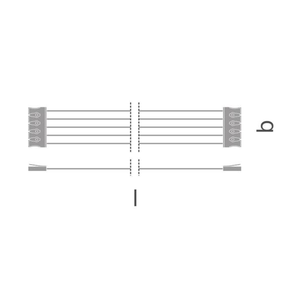 Oprawa DAMP PROOF 1500 2xLAMP HOUSING TH-KIT 5x2.5