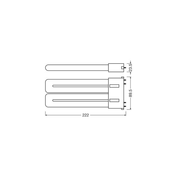 DULUX F LED FR 36 CCG, AC mains 20W 830 2G10 TRZONKI SPECJALNE LEDVANCE