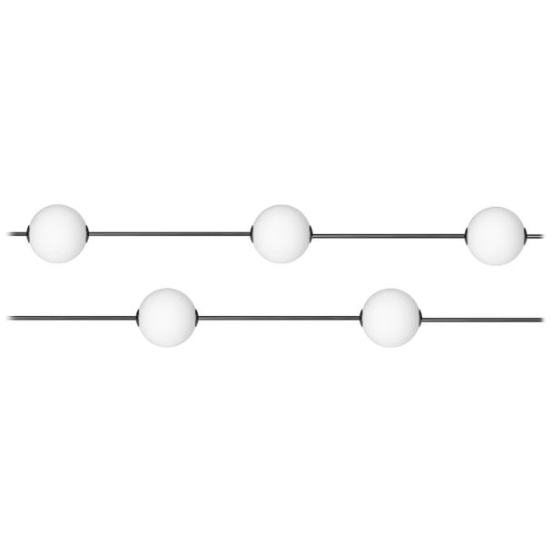 Girlanda oświetleniowa, 15 x 1W, 15 x 60lm, 2500K, 10,5m