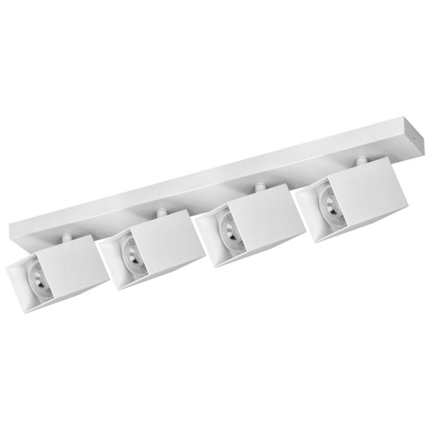 KUBAR SP 4, oprawa ścienno-sufitowa, GU10 max. 4x35W, IP20, biała