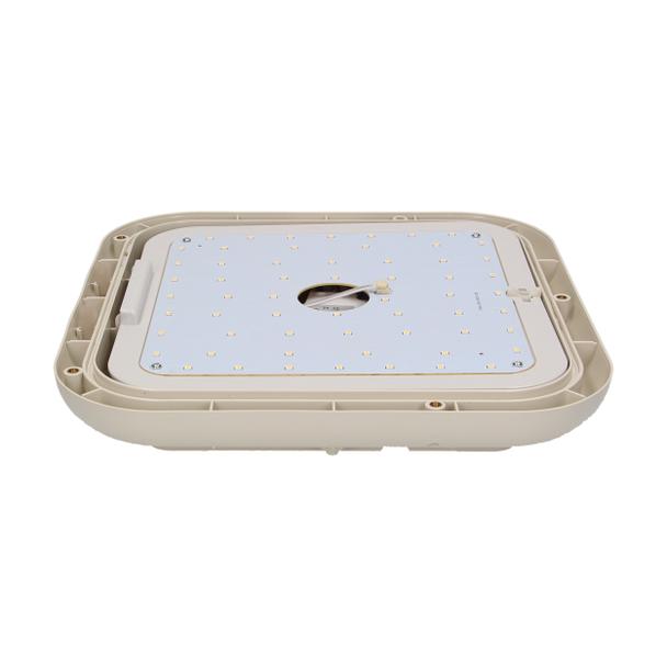 Plafon MONSUN LED 60 SMD2835 szary IP66 klosz poliwęglan mleczny OR-PL-342GLPM4 ORNO