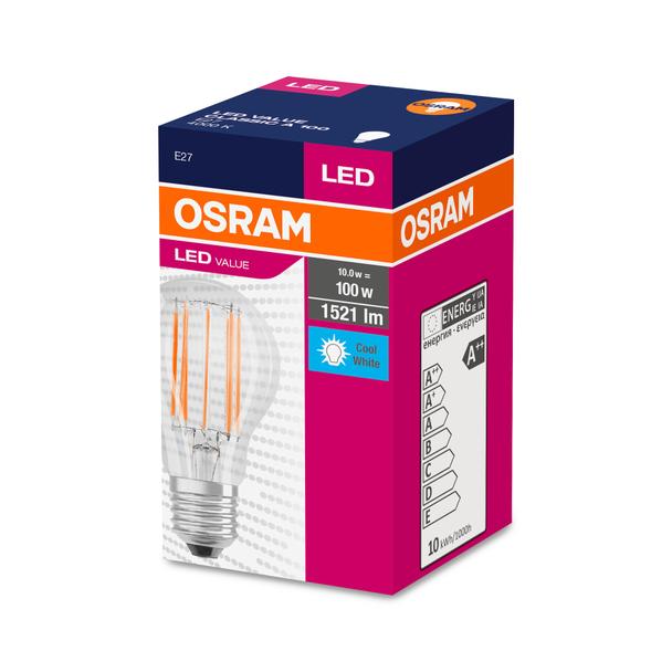 Żarówka LED E27 9W VALUE CLA60 9W/865 806lm 6500K (odpowiednik 60W) 4052899326873 LEDVANCE