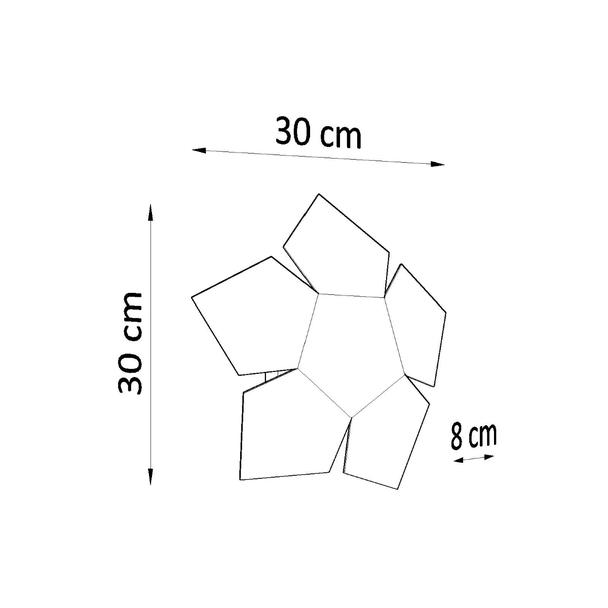Sollux Kinkiet PENTA biały SL.0422