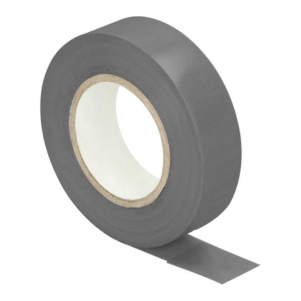 Zestaw 10 taśm izolacyjnych 19mm, szara, uniepalniona, grubość 0,13mm, długość 20m OR-AE-13196/G/20M/S ORNO
