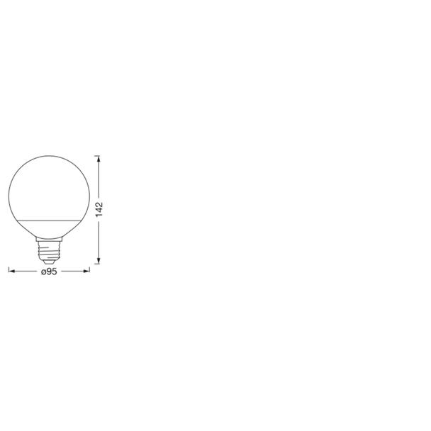 Żarówka LED E27 G95 14W = 100W 1521lm CCT 200° SMART+ WIFI Ściemnialna 4058075609594 LEDVANCE