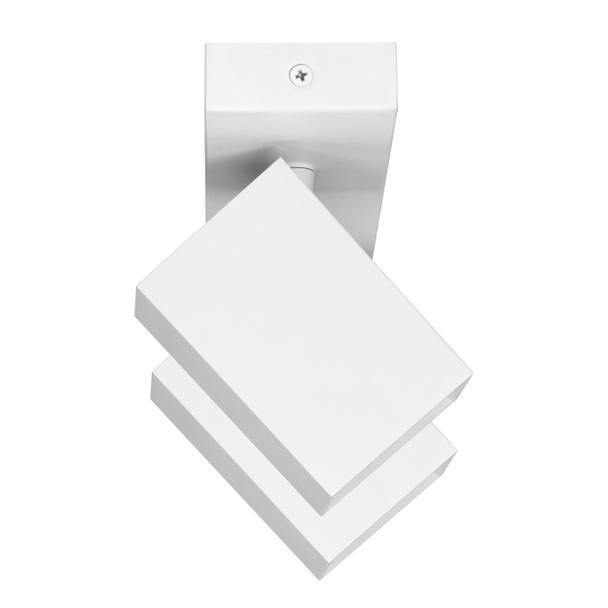 KUBAR SP 2, oprawa ścienno-sufitowa, GU10 max. 2x35W, IP20, biała
