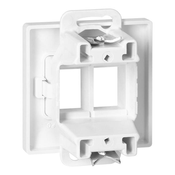 Płytka czołowa + 2xRJ45 Pearl, PC+ARJ45/P2, biały