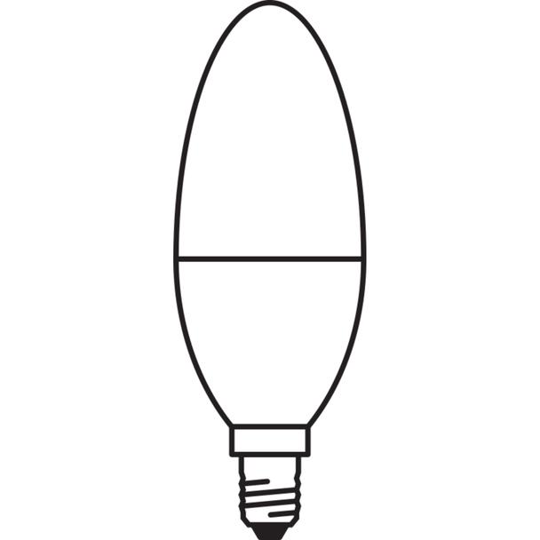 Lampa LED SMART+ ZB CL B Frosted DIM 40 yes 4,9W/ E14