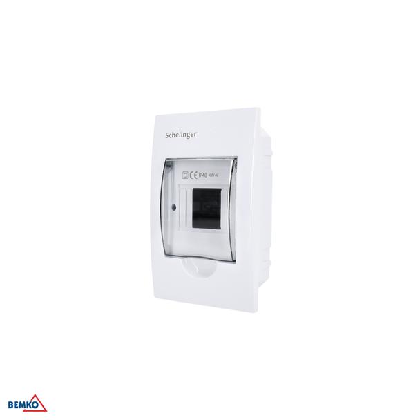 ROZDZIELNICA PODTYNKOWA IP40 ZACISKI 4N+4PE 1x4P