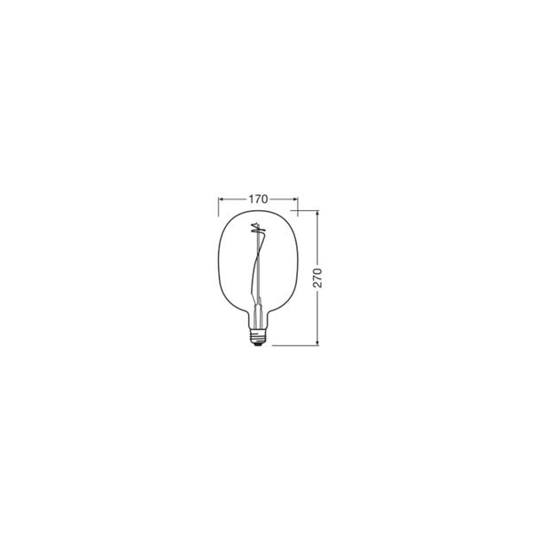 Lampa LED Vintage 1906 BALLON PINK dim 4,5W/816 E27