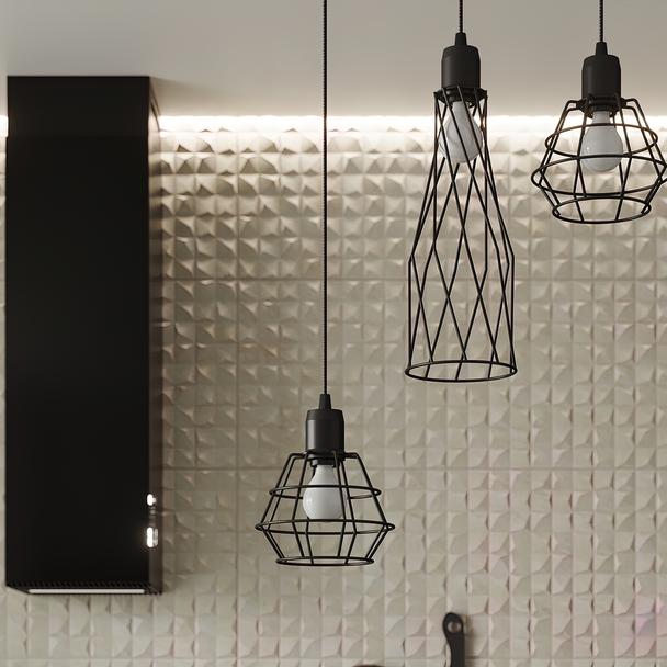 Sollux Lampa wisząca SUBA 3P czarna SL.1166