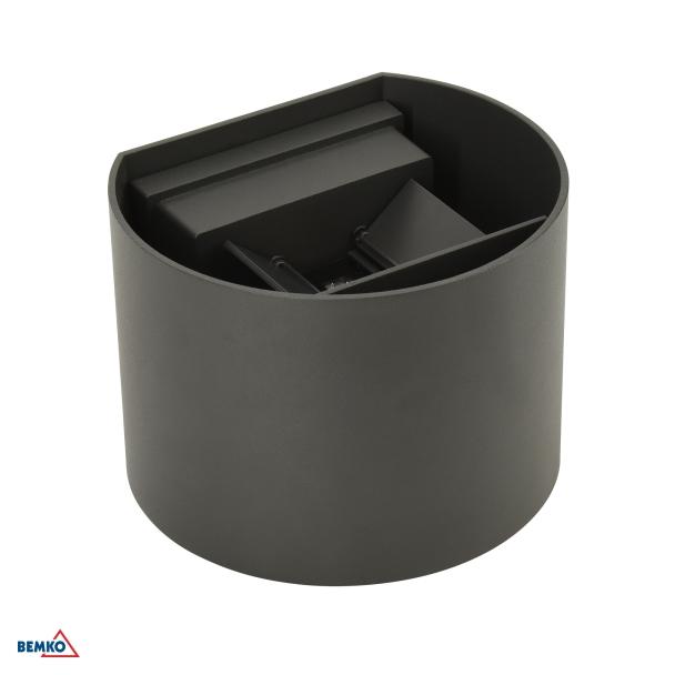 OPRAWA ELEWACYJNA VALIT 12W 4000K 1100LM IP65 100X110X130 OWALNA GRAFIT