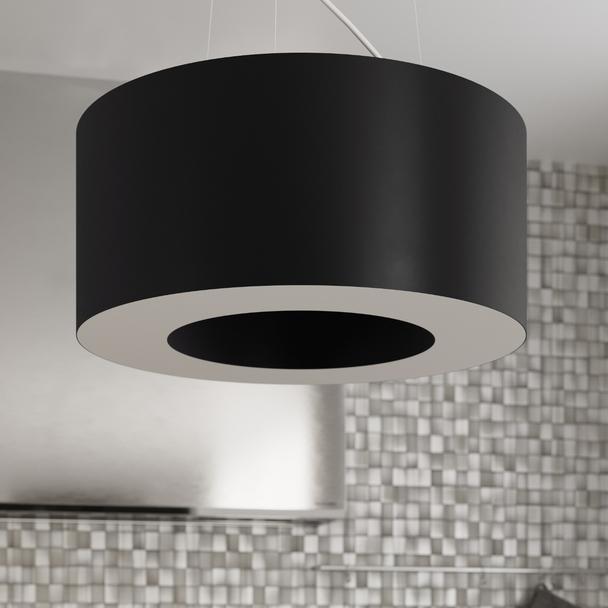 Sollux Żyrandol SATURNO SLIM 50 czarny SL.0750