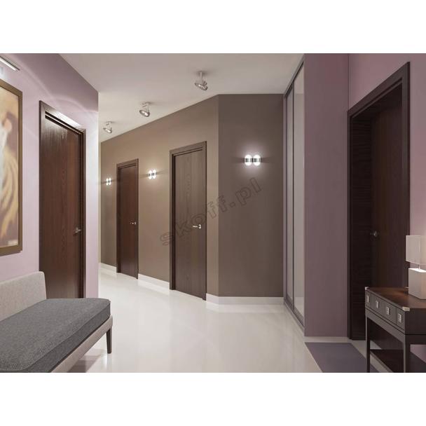 KINKIET DUO RUEDA – G(alu)  / WW (ciepły biały)   [obud. Aluminium]
