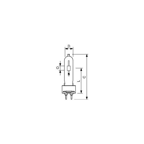 Lampa metalohalogenkowa 150W G12 230V 2950K przeźroczysta CDM-T PHILIPS