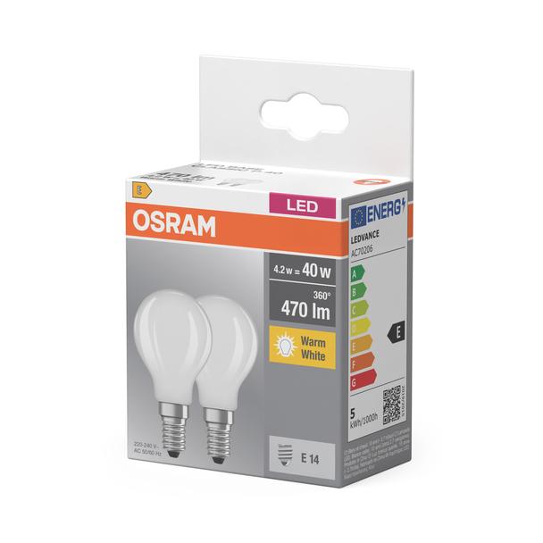 BASE CL P40 4W 827 230V GL FR E14 FS2 LEDVANCE