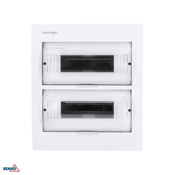 ROZDZIELNICA PODTYNKOWA IP40 ZACISKI 24N+24PE 2x12P