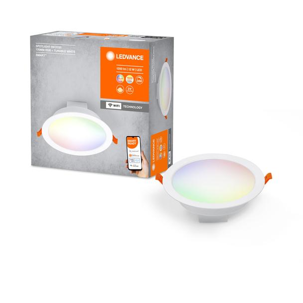 Oprawa Podtynkowa Panel LED SPOT 12W RGB CCT 17cm SMART+ WIFI 4058075573376 LEDVANCE