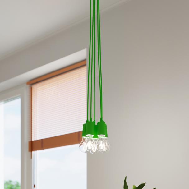 Sollux Lampa wisząca DIEGO 3 zielony SL.0582
