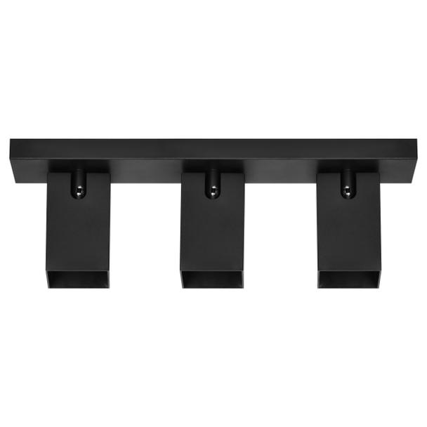 KUBAR SP 3, oprawa ścienno-sufitowa, GU10 max. 3x35W, IP20, czarna