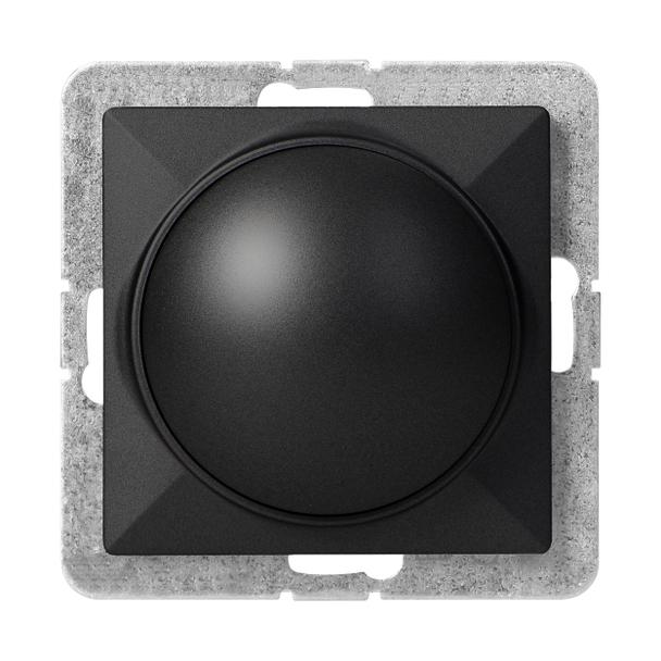 Ściemniacz obrotowy LED Pearl, 230V, 50Hz, Pmin:3W, Pmax:35W, SO-1P/LED, czarny