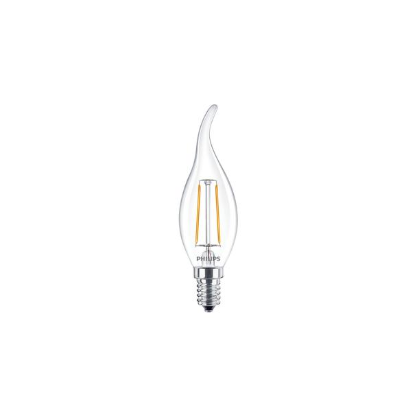 Żarówka LED świeczka 2W=25W 250lm 2700K barwa ciepła LEDCandle 2-25W E14 B35 827 PHILIPS