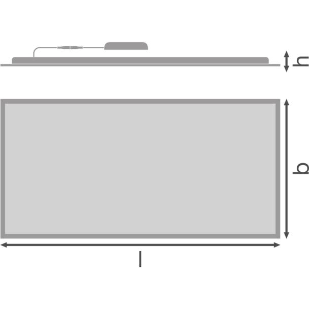 Oprawa PANEL COMPACT 1200x600 V 53W 840 U19 DALI