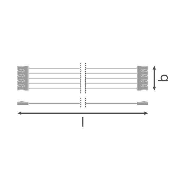 Oprawa DAMP PROOF 1500 2xLAMP HOUSING TH-KIT 5x2.5
