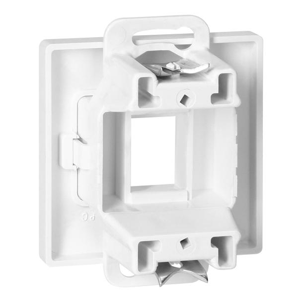 Płytka czołowa + 1xRJ45 Pearl, PC+ARJ45/P1, biały
