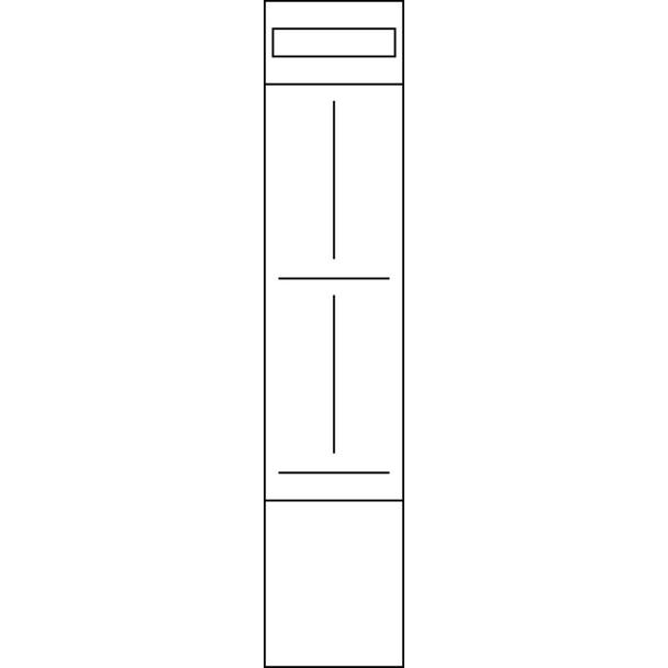 univers Z Zestaw montażowy 1200x250, 2 liczniki ZU41A HAGER