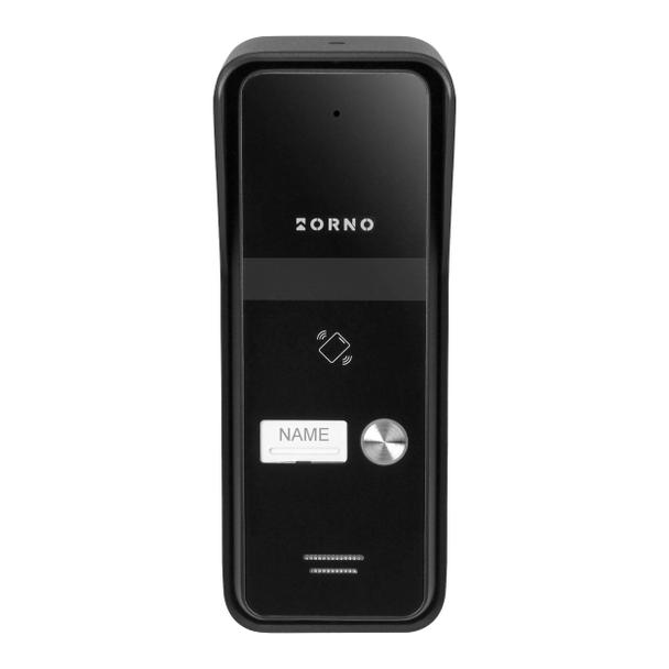 Zestaw domofonowy jednorodzinny ENIR 2-żyłowy zasilacz na szynę DIN z czytnikiem breloków biały OR-DOM-BA-935ZD/W ORNO