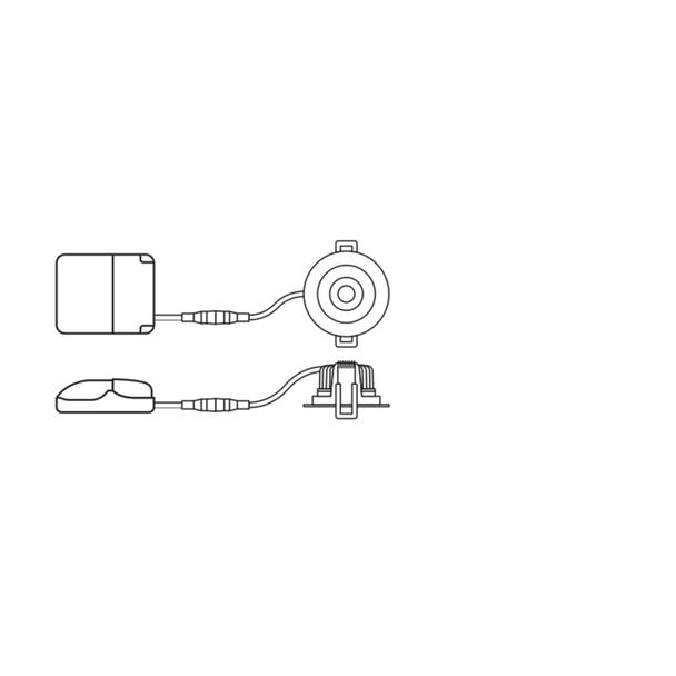 Oprawa SPOT ADJ P 8W 940 PS DIM IP20 WT