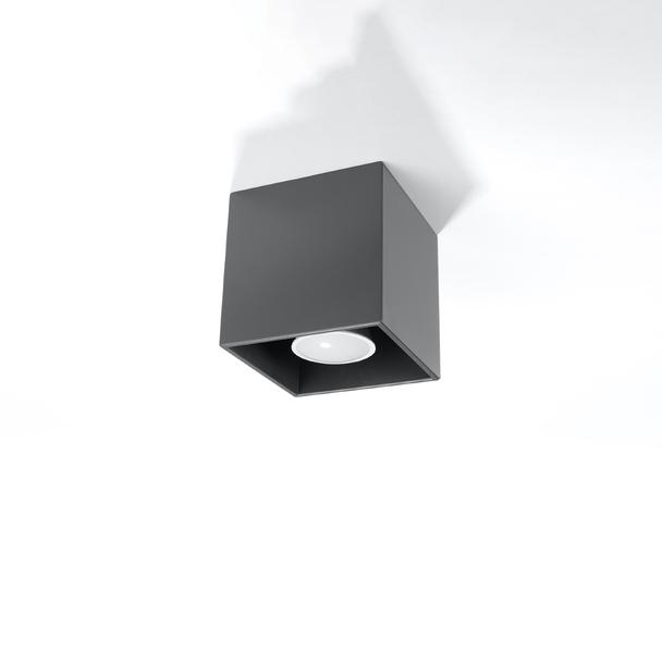Sollux Plafon QUAD 1 antracyt SL.0567