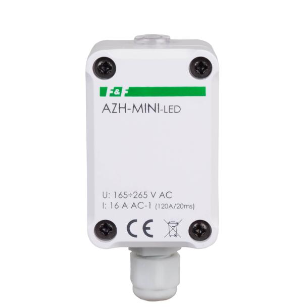 Automat zmierzchowy z wewnętrznym czujnikiem światłoczułym do załączania oświetlenia LED AZH-MINI-LE