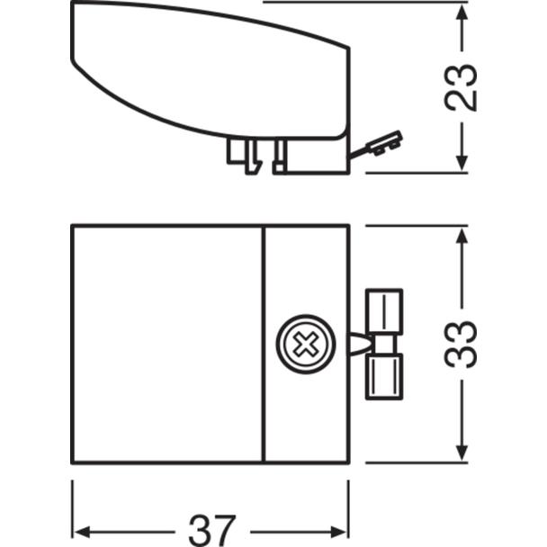 OT CABLE CLAMP N-STYLE 100X1 OSPRZĘT DO MODUŁÓW LED LEDVANCE
