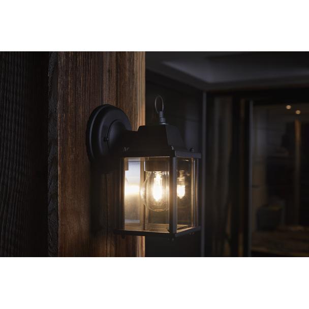 Kinkiet Ogrodowy LED E27 Oprawa Latarnia Czarna ENDURA CLASSIC LANTERN 4058075206625 LEDVANCE