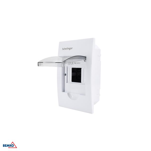 ROZDZIELNICA PODTYNKOWA IP40 ZACISKI 4N+4PE 1x4P