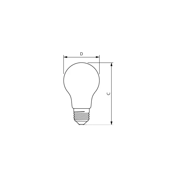 Żarówka LED 10,5W=100W 1521lm 2700K barwa ciepła kulka 10,5-100W E27 A60 827 Szkło matowe PHILIPS