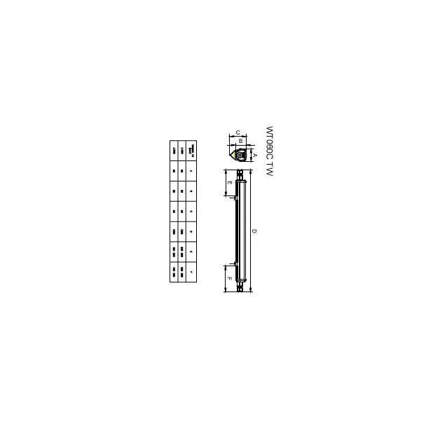 Oprawa hermetyczna Ledinaire WT060C przelotowa 46W 5600lm IP66 4000K barwa neutralna LED56S/ 840 PSU