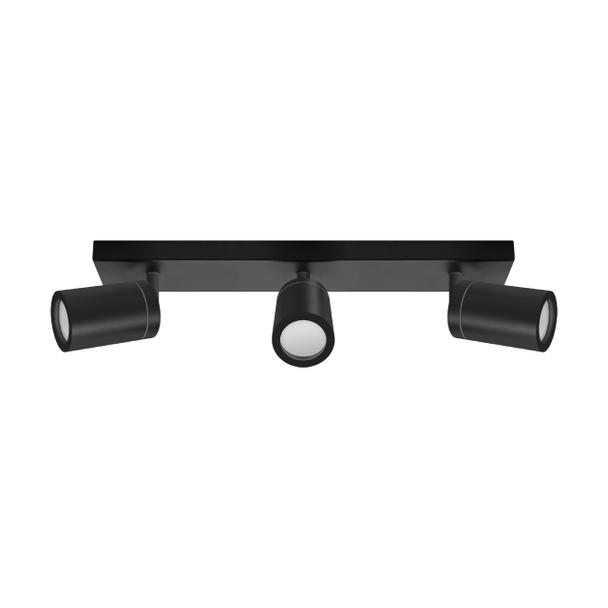 Oprawa ścienno-sufitowa TENOR GU10 3L BLACK