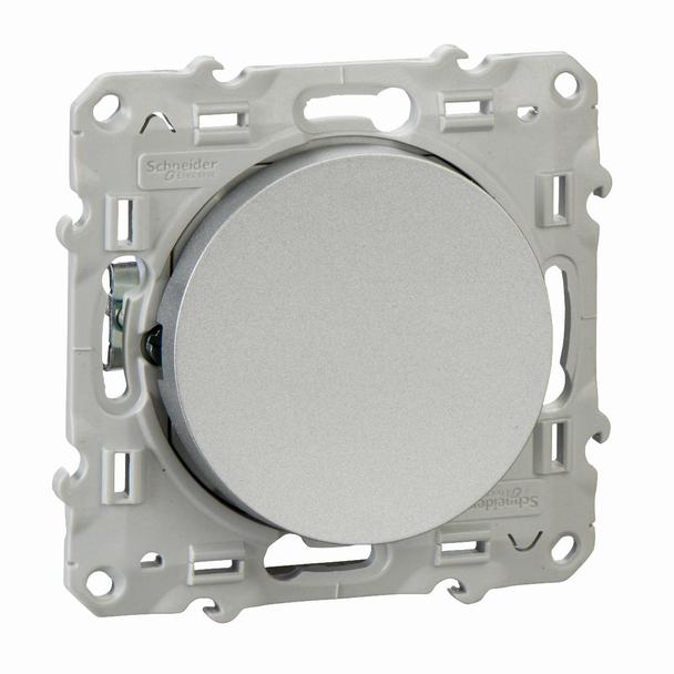 Odace - Przycisk 1-biegunowy aluminium